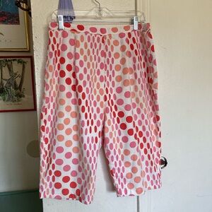 Stylish Polka Dot Cropped Pants